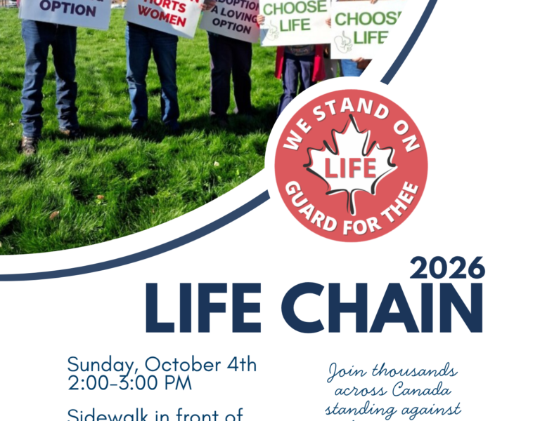Life Chain Oct. 4 in Sydney